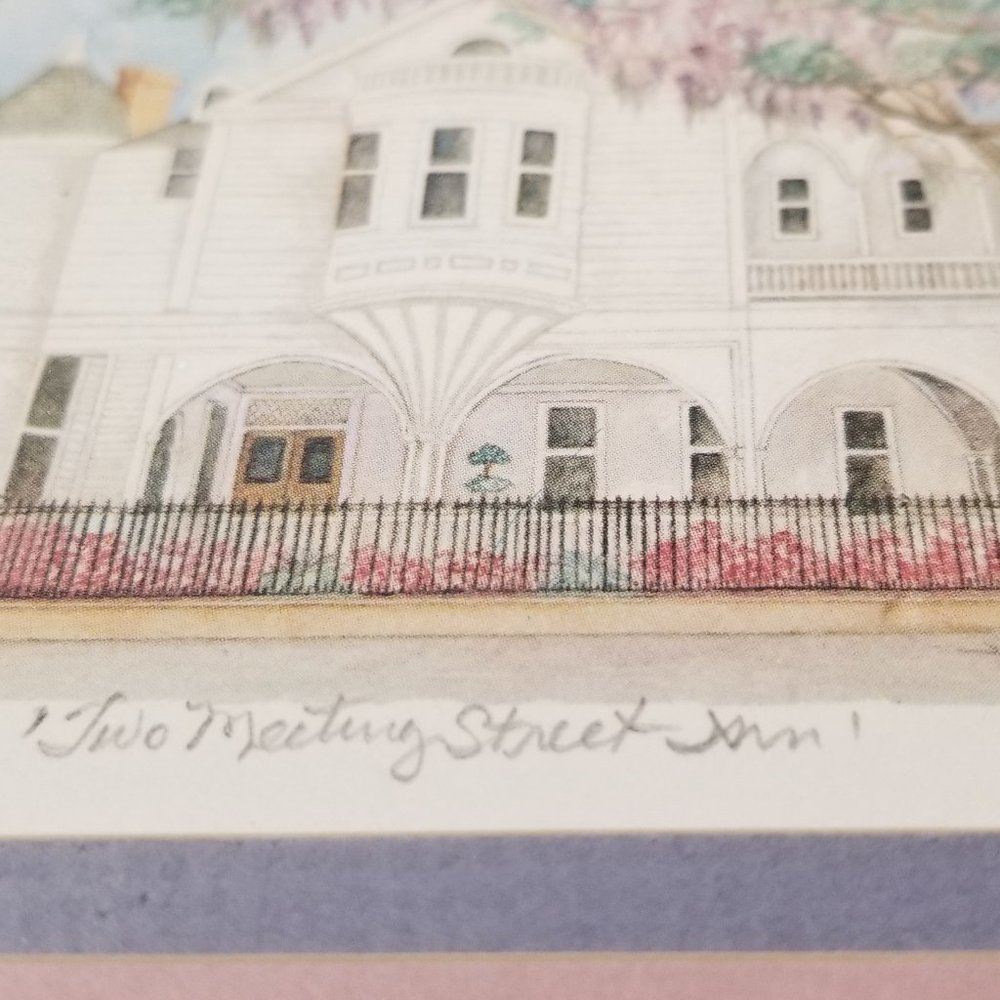 Framed Print Two Meeting Street Inn Charleston SC by Jeanie Drucker - Picture 7 of 14